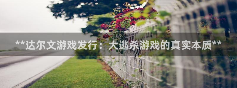 蓝狮子公司怎么样：**达尔文游戏发行：大逃杀游戏的真实本质**